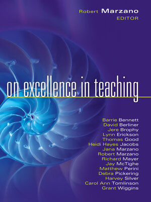 cover image of On Excellence in Teaching